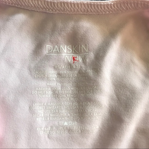 Danskin Pink Ballet Leotard, XS - Picture 2 of 2
